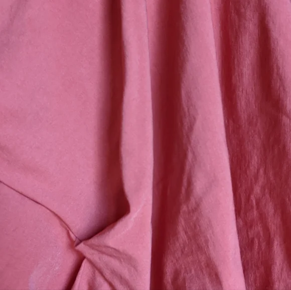 Y2K Ruched Bodycon Midi Dress Salmon Pink - Picture 8 of 8